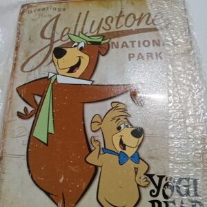 Yogi Bear Jellystone Park metal Sign